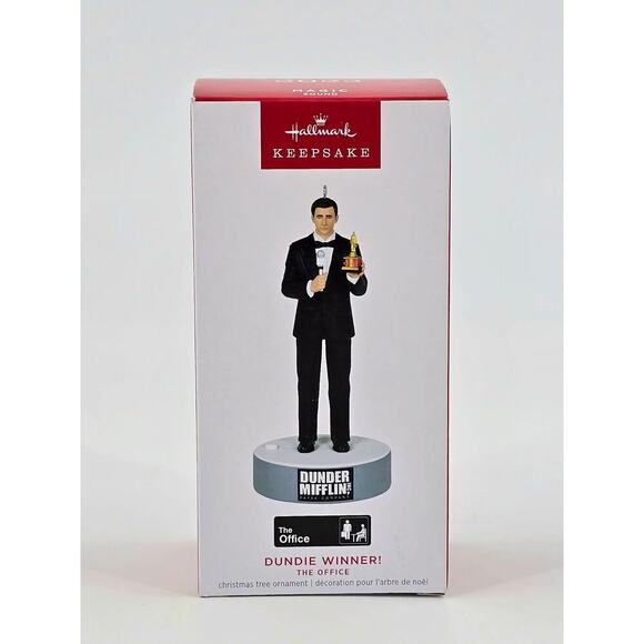 Hallmark Keepsake Christmas Ornament The Office Dundie Winner New - Picture 1 of 6
